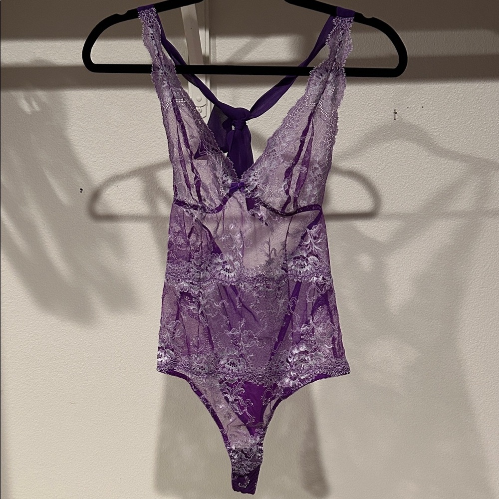Victoria’s Secret Purple Lace Teddy